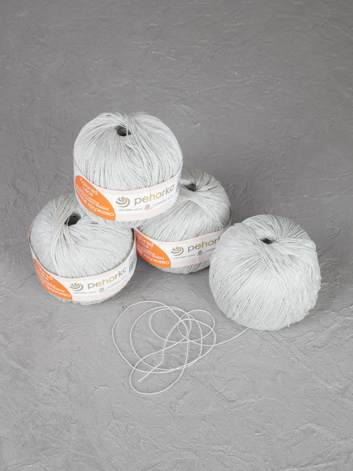 Пряжа Пехорка «Цветное кружево» - (276 - Перламутр)