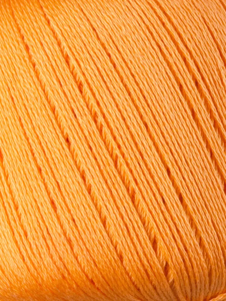 Пряжа Камтекс «Хлопок Мерсеризованный» - (035 - Оранжевый)