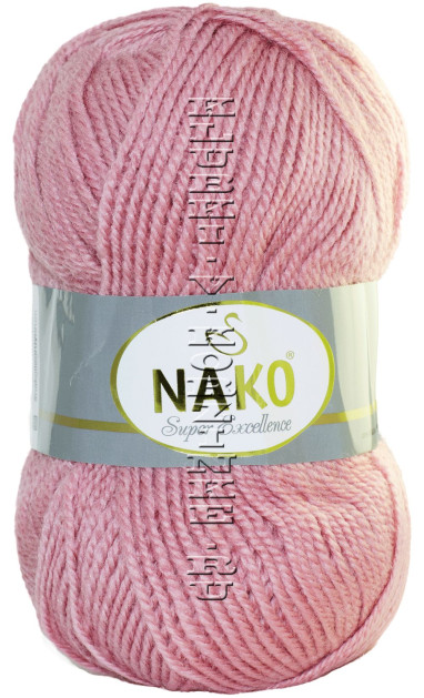 Пряжа Super Excellence Nako - (4124 - Светлая - пыльная сирень)