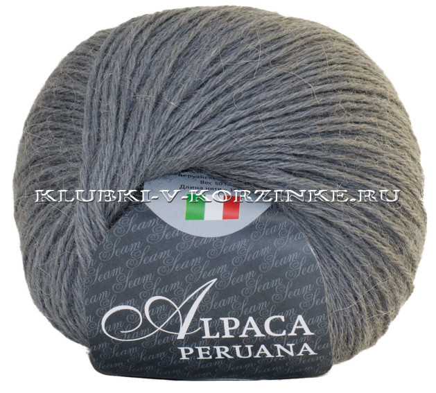 Пряжа Alpaca peruana Seam - (517 - Серый)