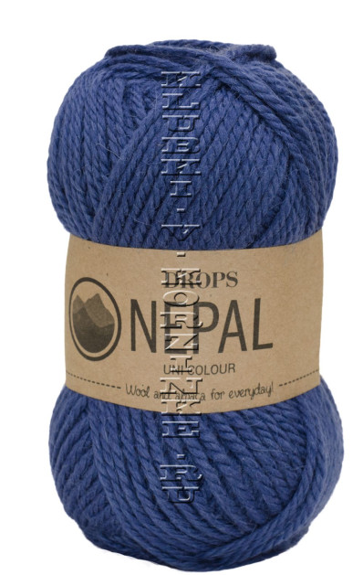 Пряжа Nepal DROPS - (6790 - Королевский синий)