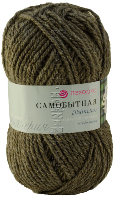 Пряжа Пехорка «Самобытная» - (96 - Серый меланж)