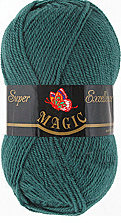 Пряжа MAGIC "Super Excellence" - (4115 - Темно-изумрудный)