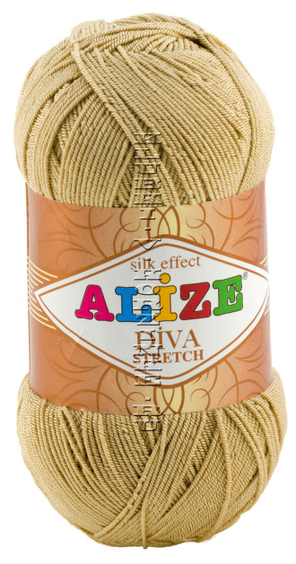 Пряжа DIVA STRETCH Alize - (368 - Беж)