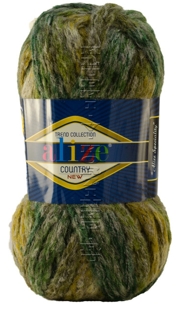 Пряжа Country New Alize - (5172 - Лесной)