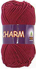 Пряжа VITA cotton "CHARM" - (4160 - Винный)