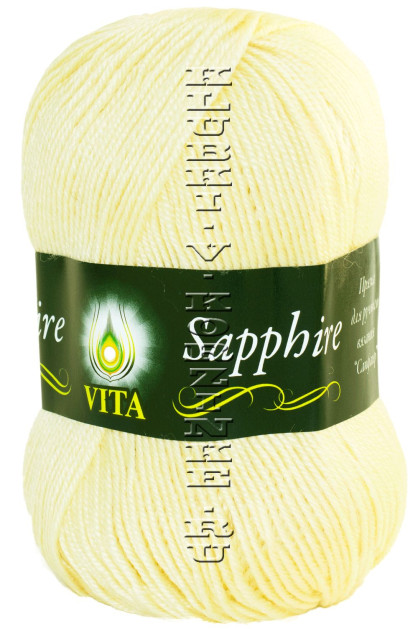 Пряжа VITA «SAPPHIRE» - (1535 - Светло - жёлтый)