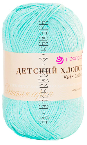 Пряжа Пехорка &quot;Детский хлопок&quot; - (63 - Льдинка) 100 г / 330 м100% хлопок мерсеризованный