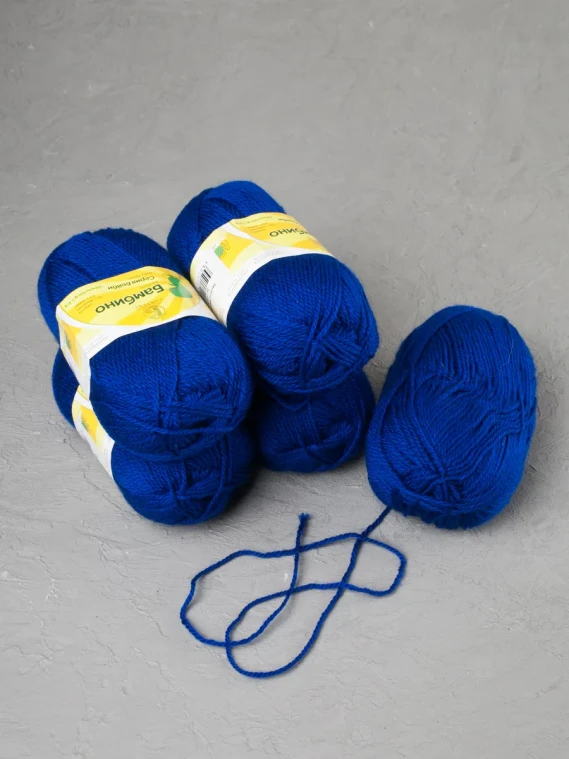 Пряжа Камтекс «Бамбино» - (019 - Василек)