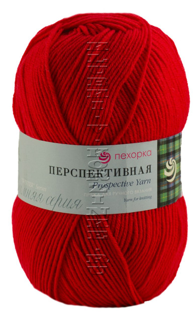 Пряжа Пехорка «Перспективная» - (88 - Красный мак)
