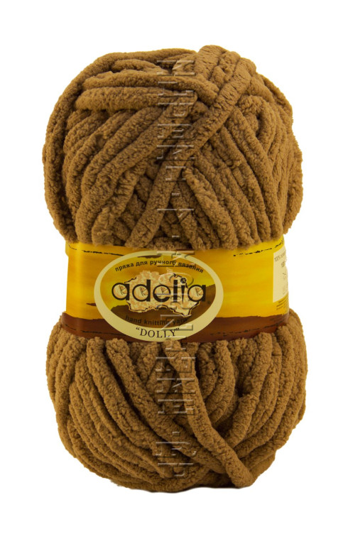 Пряжа ADELIA "DOLLY" - (22 - Светло-коричневый)