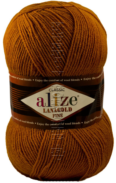 Пряжа Lanagold Fine Alize - (234 - Рыжий)