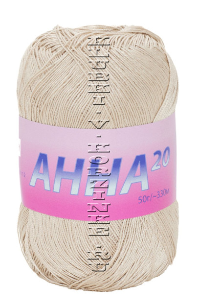Пряжа Анна 20 Seam - (578 - Бежевый орех)