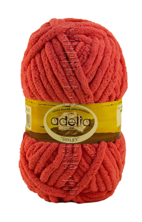 Пряжа ADELIA "DOLLY" - (23 - Коралловый)