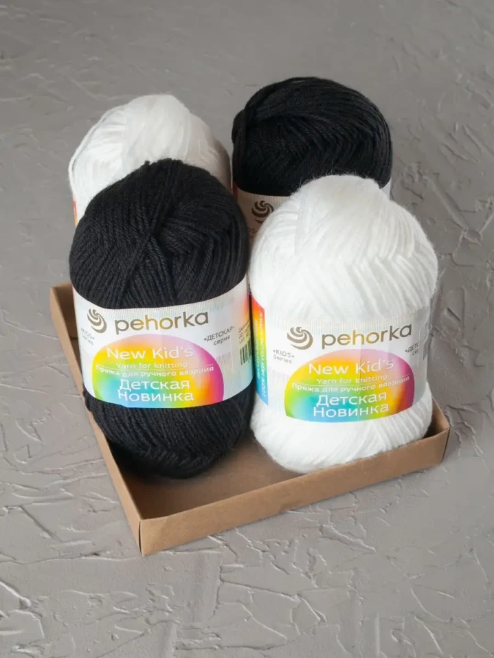 Набор пряжи Пехорка «Детская новинка» Дуэт 13