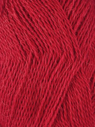 Пряжа Пехорка «Деревенская» - (88 - Красный мак)