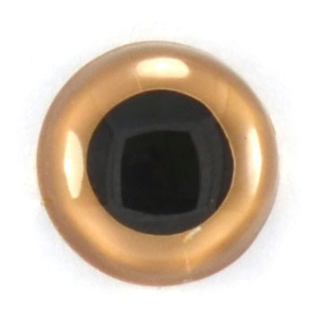 Глаза кристальные пришивные HobbyBe d 10,5 мм (CRP-10-5 - бежевый)