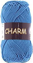 Пряжа VITA cotton &quot;CHARM&quot; - (4172 - Голубая бирюза) 50 г / 106 м100% мерсеризованный хлопок