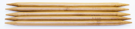 Спицы чулочные деревянные №9, 20 см, 5 шт.