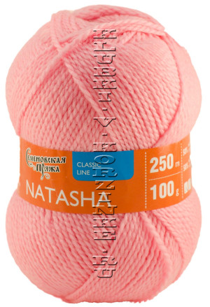 Пряжа Семеновская «Наташа» - (79 - Ярко-розовый) 100 г / 250 м50% шерсть, 50% акрил