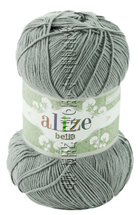 Пряжа Bella 100 Alize - (87 - Угольно - серый)
