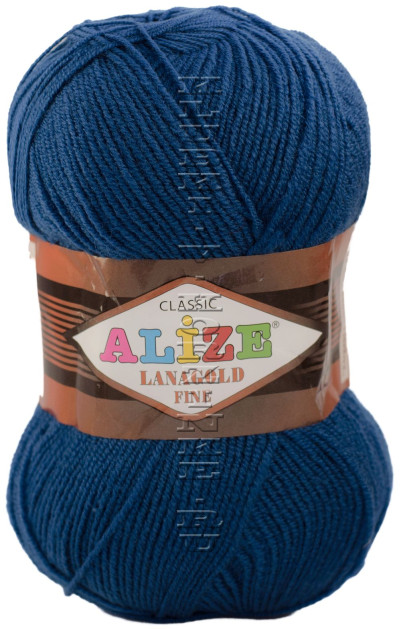 Пряжа Lanagold Fine Alize - (155 - Темно-бирюзовый)