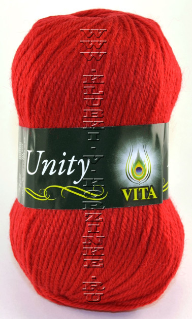 Пряжа Vita Unity Light - (6004 - Темно-красный)