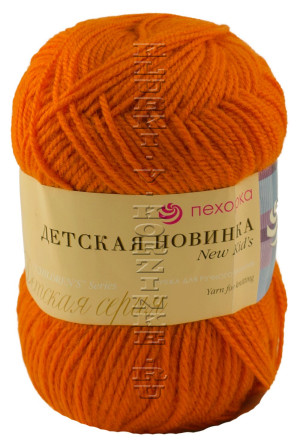 Пряжа Пехорка &quot;Детская новинка&quot; - (79 - Календула) 50 г / 200 м100% акрил высокообъемный