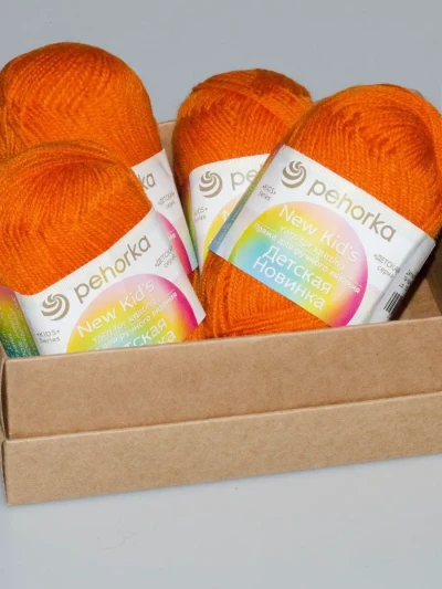 Пряжа Пехорка «Детская новинка» - (79 - Календула)