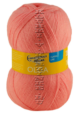 Пряжа Семеновская «Ольга» - (79 - Ярко-розовый)