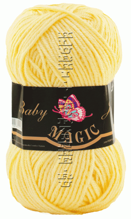 Пряжа Magic «Baby Joy» - (5722 - Светло-желтый)