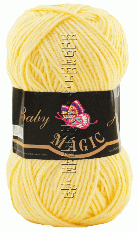 Пряжа Magic «Baby Joy» - (5722 - Светло-желтый)