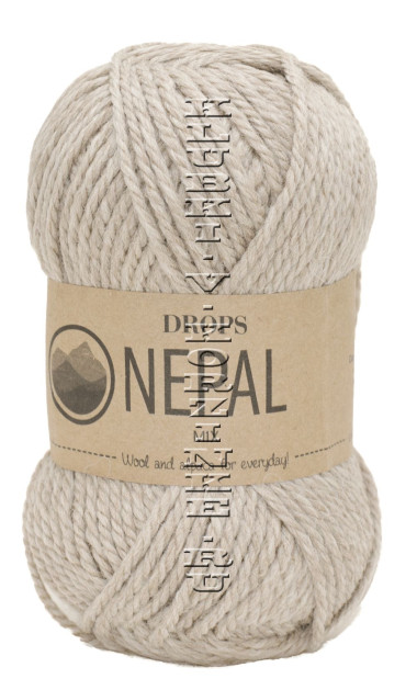 Пряжа Nepal DROPS - (0300 - Беж)