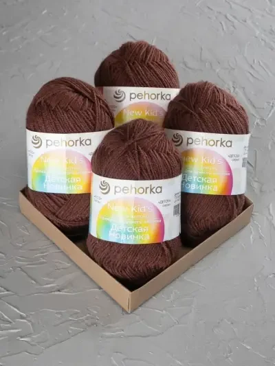 Пряжа Пехорка «Детская новинка» - (173 - Грильяж)