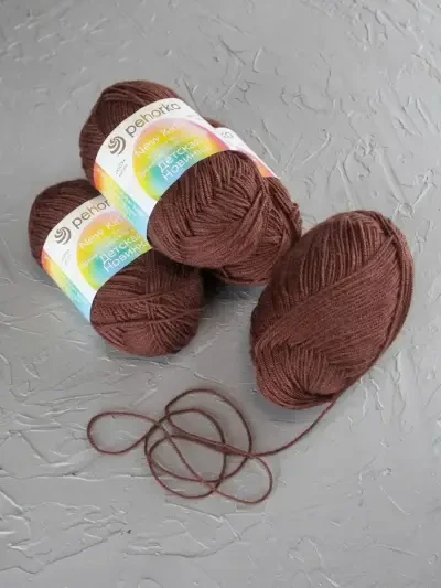 Пряжа Пехорка «Детская новинка» - (173 - Грильяж)