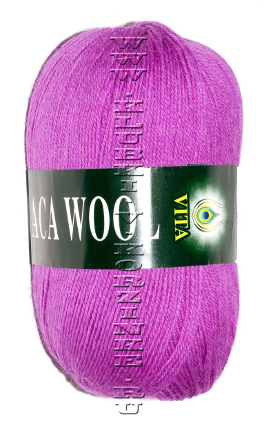 Пряжа VITA "ALPACA WOOL" - (2980 - Цикламен)