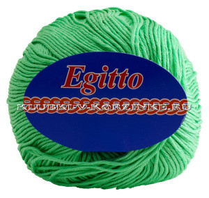 Пряжа Egitto - (991 - Светло-салатовый) 50 г / 120 м100% египетский мерсеризованный хлопок 
