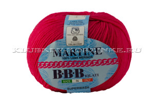 Пряжа Martine BBB - (9603 - Малиновый) 50 г / 145 м100% мериносовая шерсть экстра