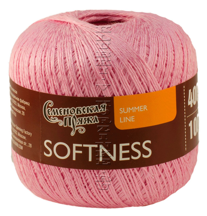 Пряжа Семеновская «Нежность» - (30020 - Розовый_х1)