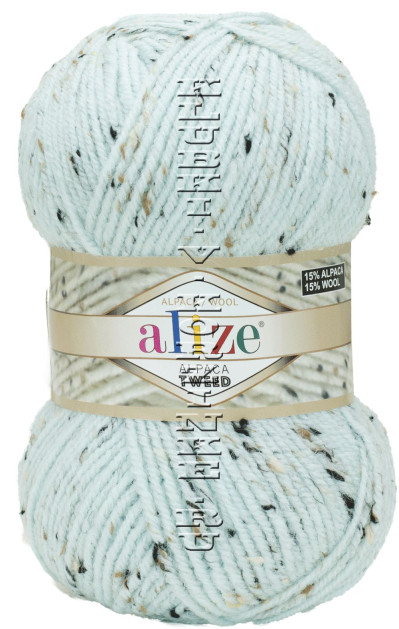 Пряжа Alpaca Tweed Alize - (522 - Мята)
