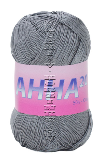 Пряжа Анна 20 Seam - (586 - Тёмно - серый)