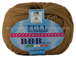 Пряжа BBB Full - (9905 - Бежевый) 50 г / 90 м100% мериносовая шерсть экстра