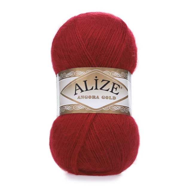 Пряжа «ANGORA GOLD Alize» - (106 - Красный)