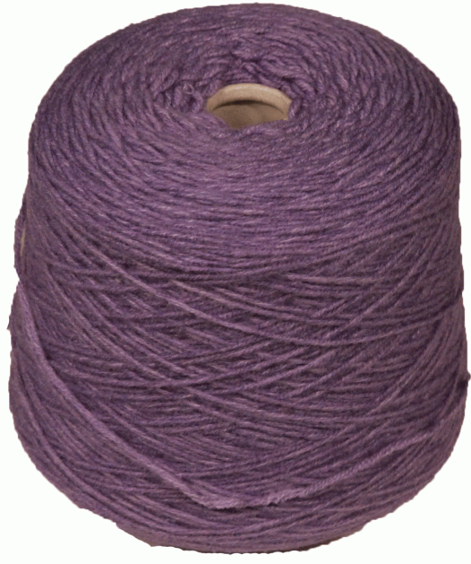 Пряжа итальянская "Alpaca" на бобинах  (Сиреневый меланж)