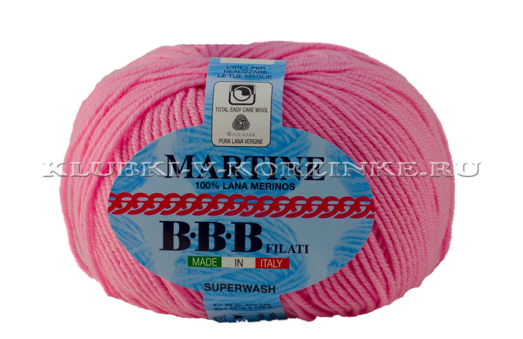 Пряжа Martine BBB - (6823 - Розовый)