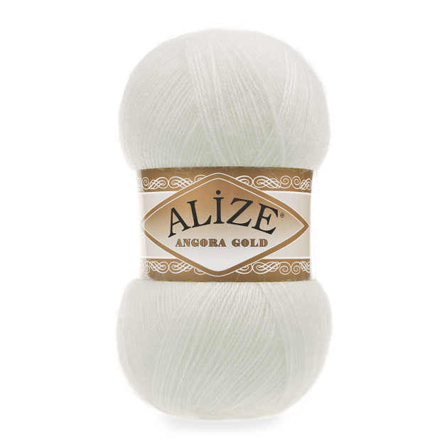 Пряжа «ANGORA GOLD Alize» - (62 - Молочный)