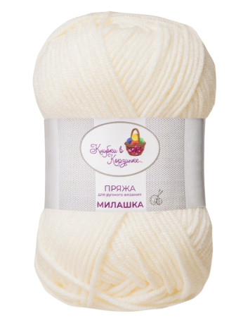 Пряжа «Милашка» - (05 - Ванильное мороженое) 