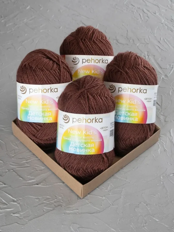 Пряжа Пехорка «Детская новинка» - (173 - Грильяж)