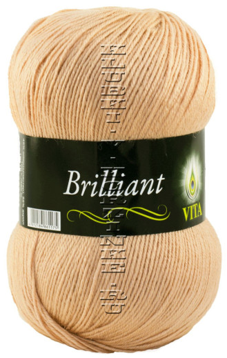 Пряжа VITA «BRILLIANT» - (5108 - Топленое молоко)