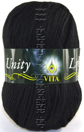 Пряжа Vita Unity Light - (6013 - Черный)